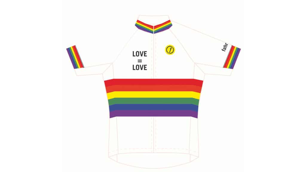 Regenbogentrikot Love is Love Fahrstil magazin